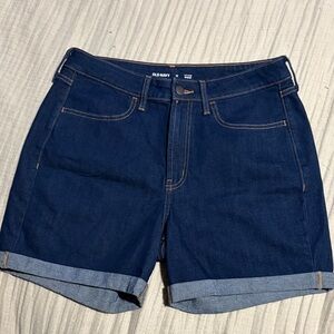 Old Navy Women's Deep Blue Jean Shorts